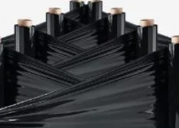 Schrumpfolie auf Rolle gewickelt