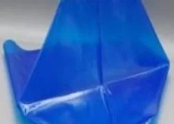 Kreuzbodenbeutel blau