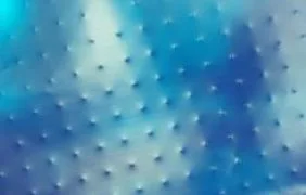 Folie aus LDPE - blau transluzent - genadelt