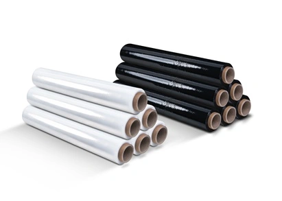 Folie gefaltet auf Rolle