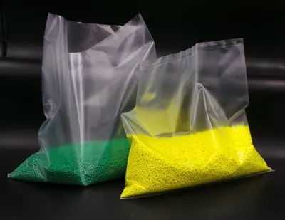 Flachbeutel offen und verschweißt