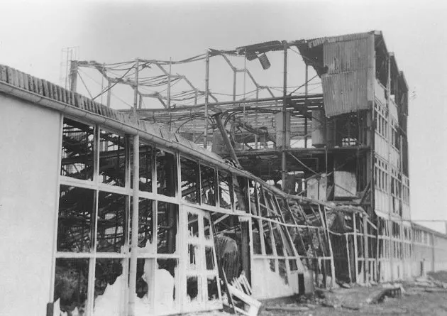 Nach Brand im Jahr 1977